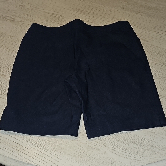 Like New Time and Tru Veey Stretchy Elastic Waistband Dark Blue Denim Shorts Lg - Picture 3 of 8
